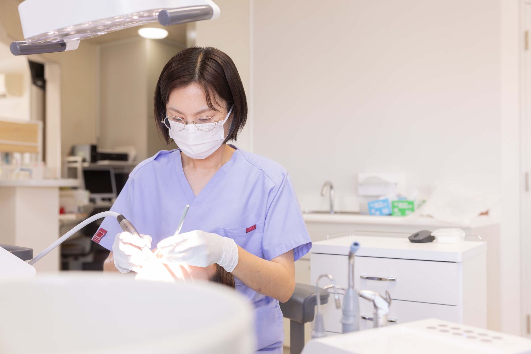 歯垢(プラーク)を除去