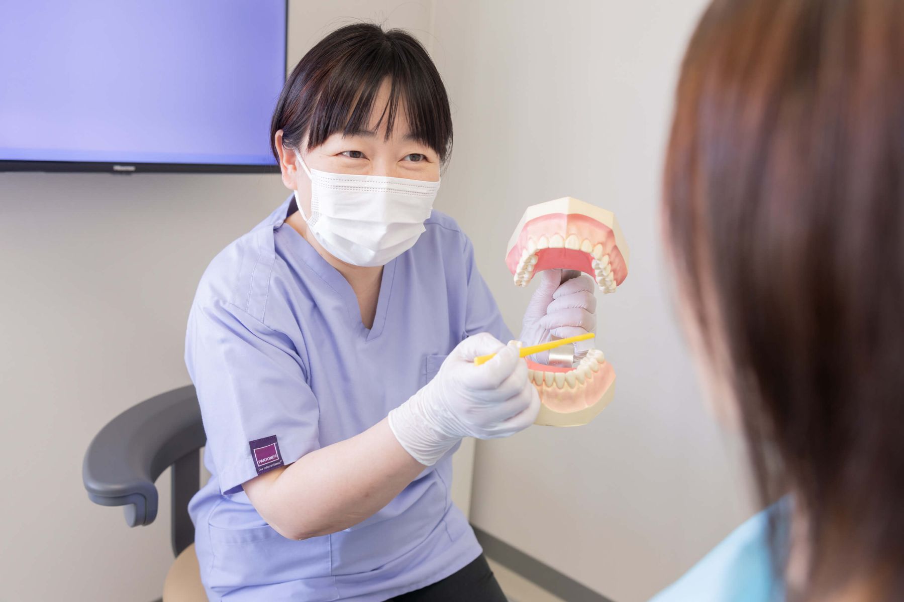 歯科医師、歯科衛生士による歯磨き指導